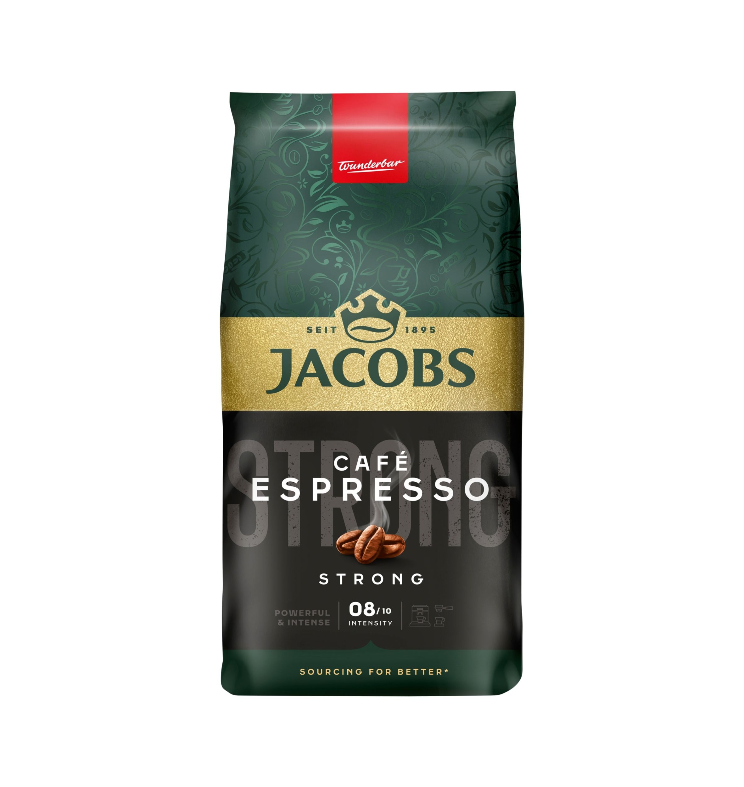 Jacobs Caffè Espresso Strong zrnková káva 1 kg