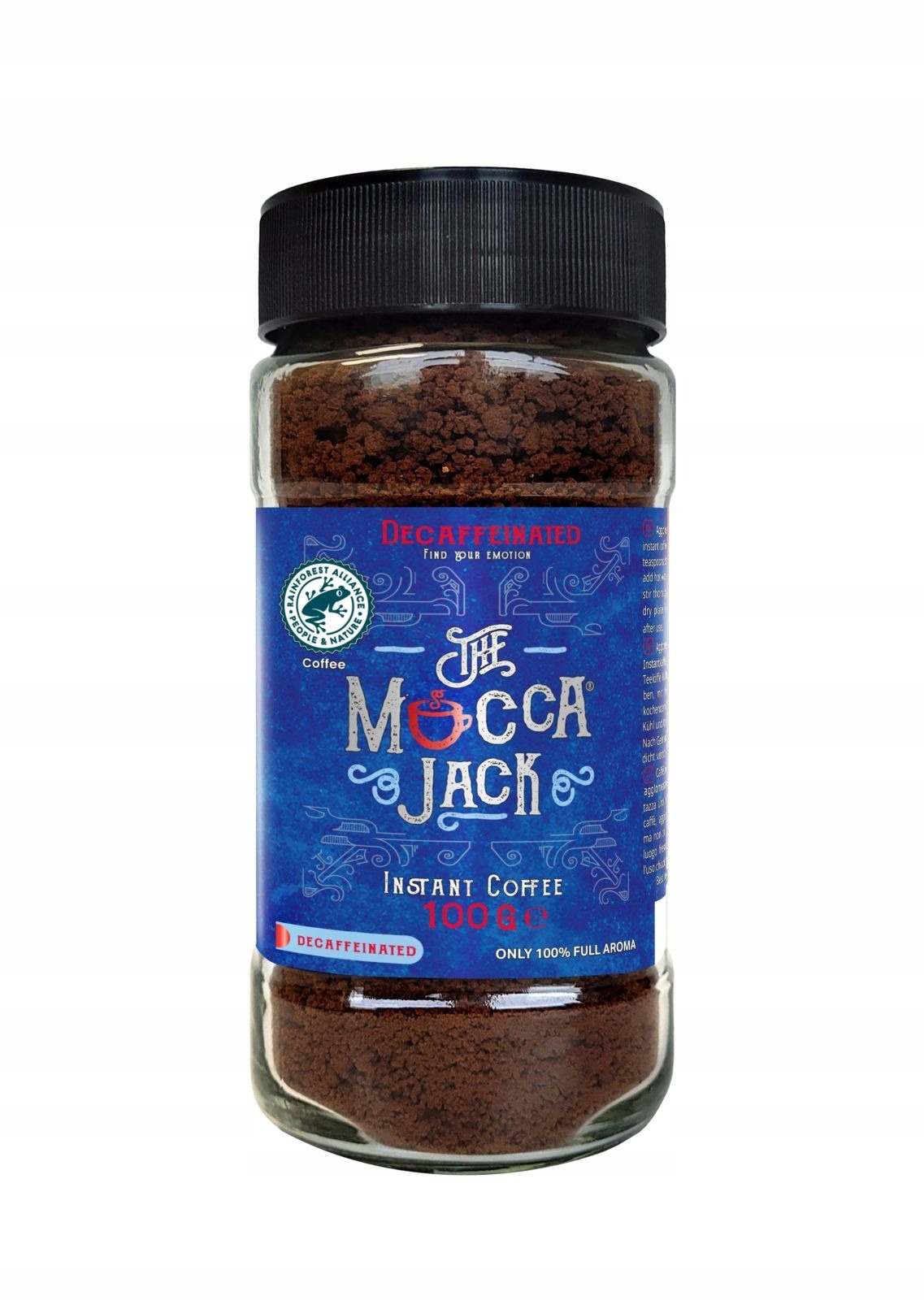 Levně Mocca Jack Decaf instantní káva 100 g