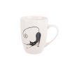 Hrnek porcelán kočka bílý/černý 370 ml