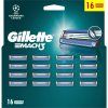 gillette mach3 nahradni hlavice 16 ks blistr