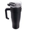 Hrnek TERMO pohár nerez/UH+brčko 1,2 l černá
