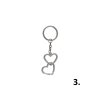 65250 2 klicenka kovove srdce 8cm