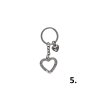 65250 4 klicenka kovove srdce 8cm