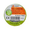 Solight izolační páska 15 mm × 10 m žlutozelená