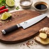 KAI Sekimagoroku Santoku damascénský kuchařský nůž 210 mm AE5205