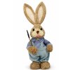 slamovy velikonocni zajic kluk modry se stetcem 0731 3 35 cm