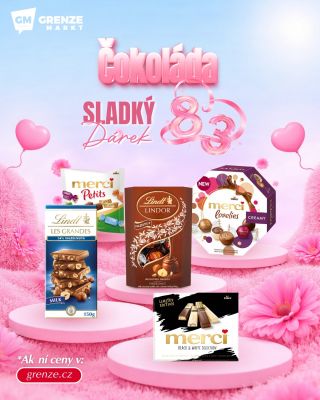 ČOKOLÁDA – SLADKÝ DÁREK K MDŽ 💝🍫 Tento svátek 8. března nechte jemnou sladkost vyjádřit lásku všem výjimečným ženám ve...