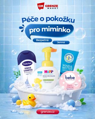 👶Pečujte o citlivou pokožku vašeho miminka každý den s Grenze Markt! Pokožka miminka si zaslouží tu nejjemnější a...
