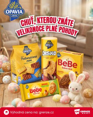 🐰🥚 PŘIPRAVTE SE NA VELIKONOCE – NEZAPOMEŇTE NA SUŠENKY OPAVIA! Velikonoce se blíží – ideální čas na rodinnou pohodu,...