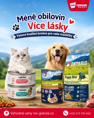 🐾 Méně obilovin – více lásky pro vaše mazlíčky Hledáte krmivo, které je vysoce kvalitní a zároveň šetrné k trávení? 👉...
