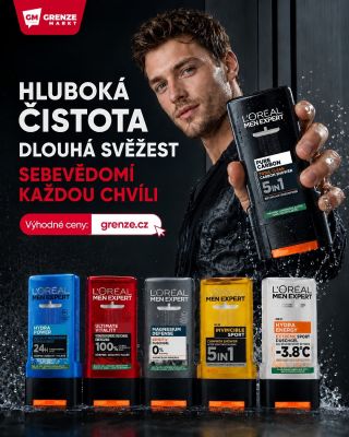 Se sprchovými gely L'Oréal Men Expert je každodenní péče o tělo jednoduchá, ale zároveň mimořádně účinná. ✨ ✔ Účinně čistí...