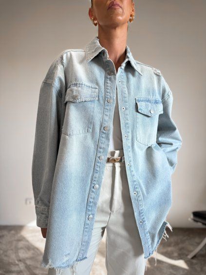 DENIM KOŠILE light blue