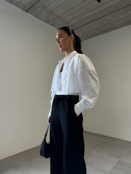 ŠIROKÉ TEPLÁKY black