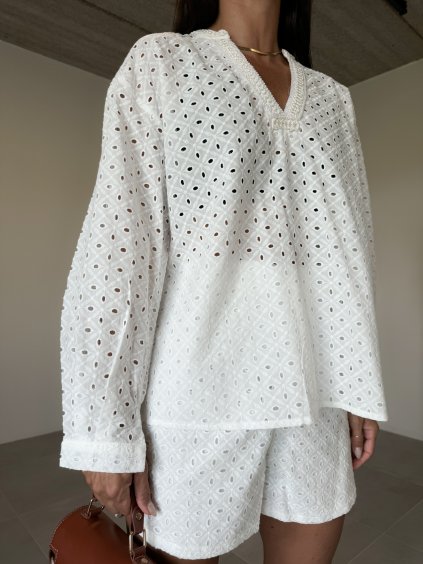 MADEIRA KOMPLET BLŮZKA, ŠORTKY white