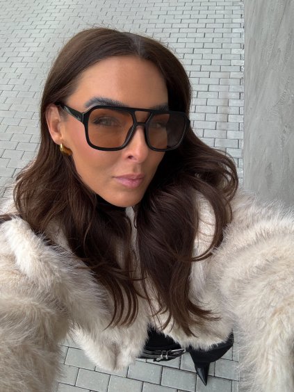 HRANATÉ SLUNEČNÍ BRÝLE black/orange