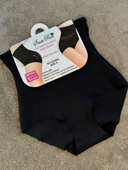 HLADKÉ STAHOVACÍ KALHOTKY S VYSOKÝM PASEM black