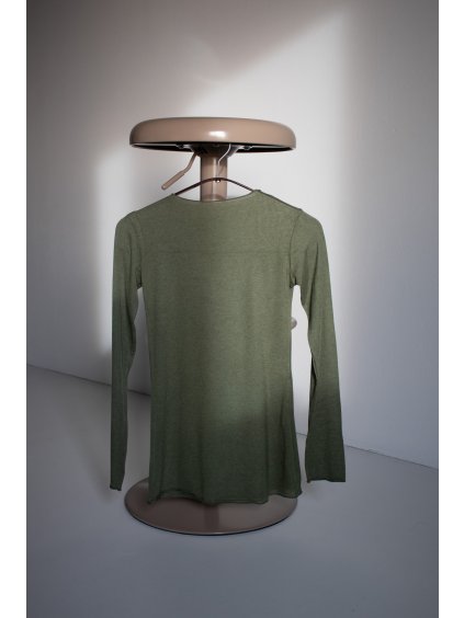 SOFT TRIČKO S PODÍLEM KAŠMÍRU khaki