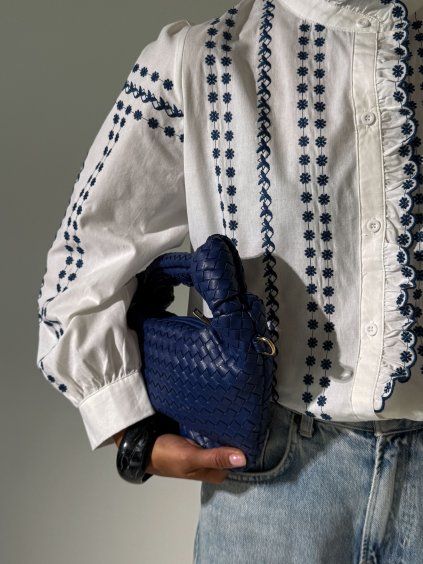BOHO KOŠILE S VÝŠIVKOU white