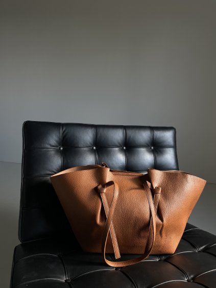 VELKÁ SHOPPER BAG camel