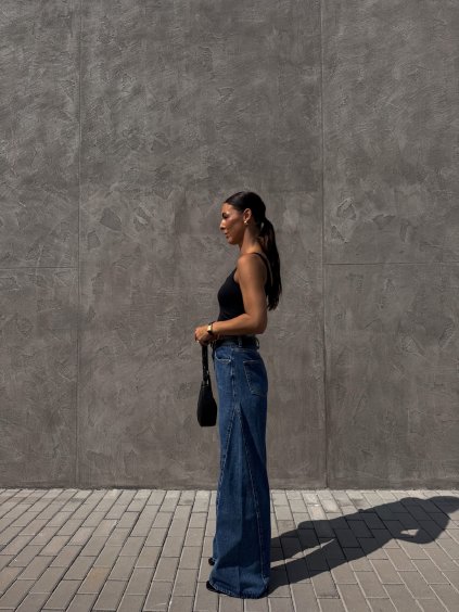 ŠIROKÉ DŽÍNY dark blue