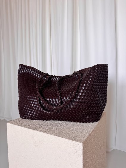VELKÁ PROPLÉTANÁ SHOPPER BAG brown