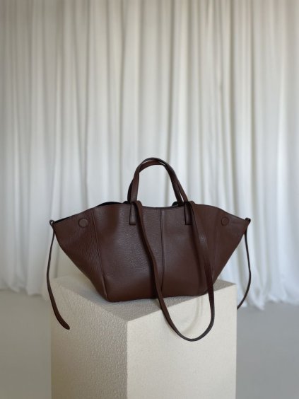 KOŽENÁ SHOPPER BAG MEDIUM brown
