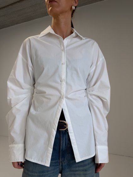 VYPASOVANÁ KOŠILE white