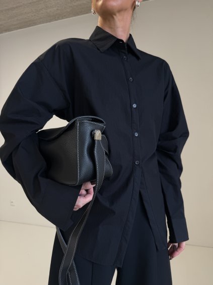 VYPASOVANÁ KOŠILE black