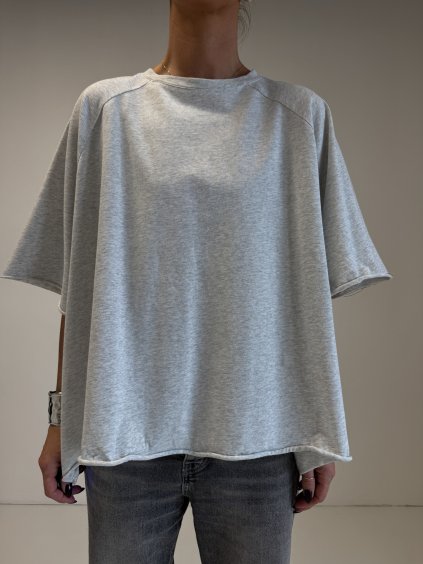 BOXY TRIKO - heavy cotton grey