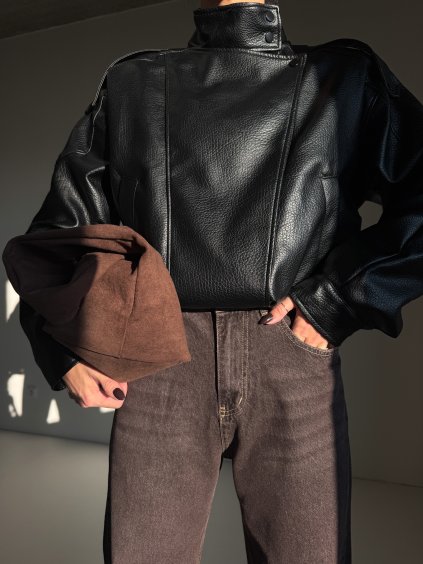 ŠISOVANÉ DŽÍNY brown