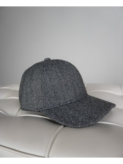 KŠILTOVKA S TVÍDOVÝM VZOREM grey