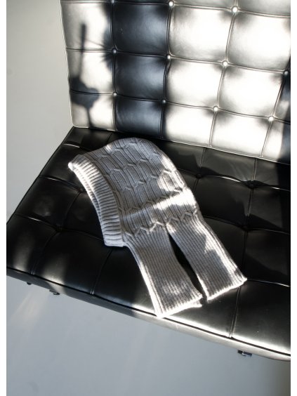 VZOROVANÁ BALACLAVA - KUKLA šedá