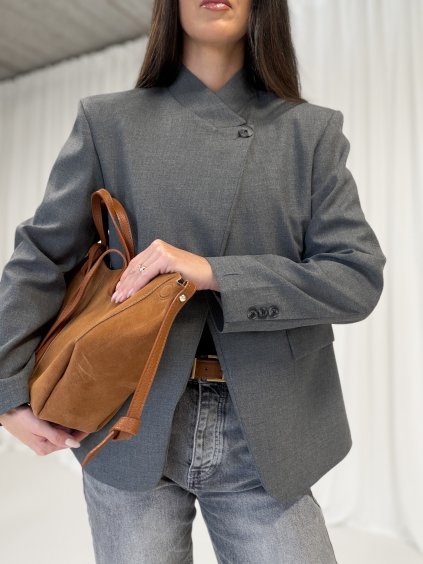 SAKO SE ZAPÍNÁNÍM U KRKU grey