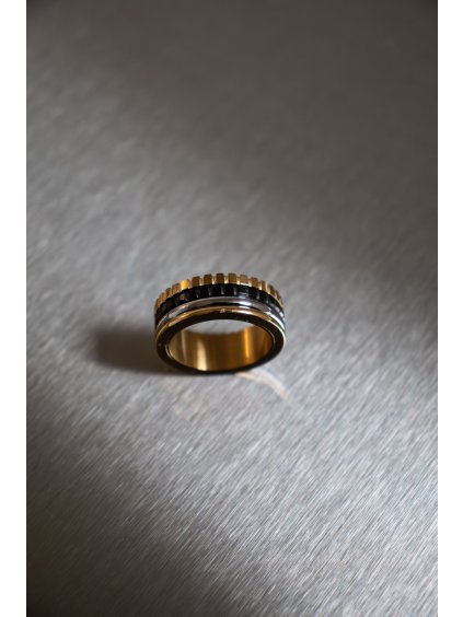 PRSTEN QUATRO gold/silver