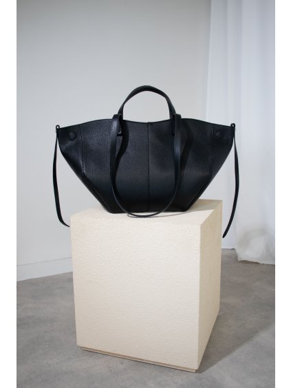 KOŽENÁ SHOPPER BAG LARGE black