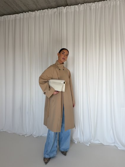 OVERSIZED TRENCH COAT taupe