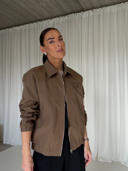 BOMBER S LÍMEČKEM brown