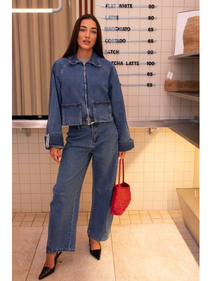 BALLOON DŽÍNY blue