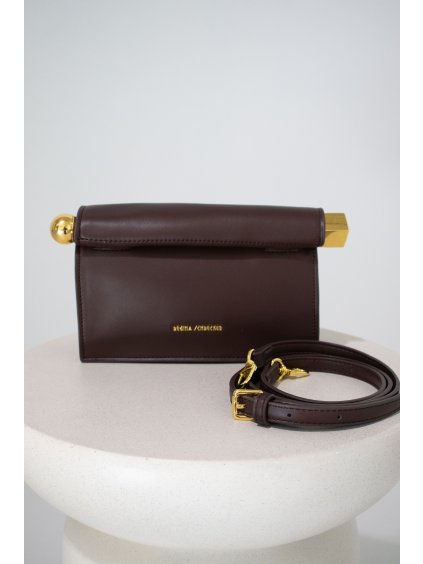 KABELKA VE STYLU PSANÍČKA SMALL coffee