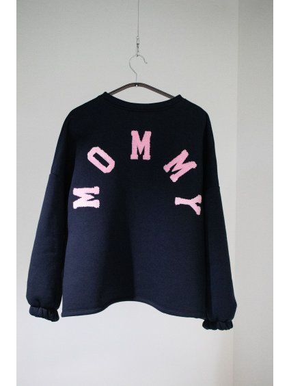 MIKINA MOMMY navy/pink