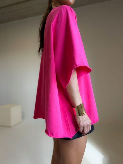 BOXY TRIKO fuchsia