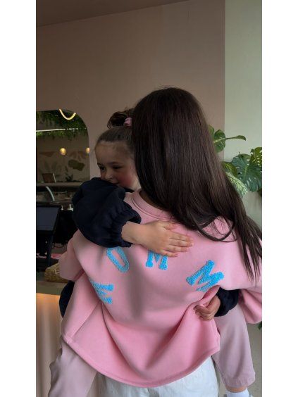 MIKINA MOMMY pink/blue