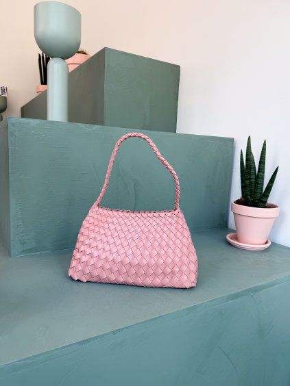 MALÁ PROPLÉTANÁ KABELKA pastel pink