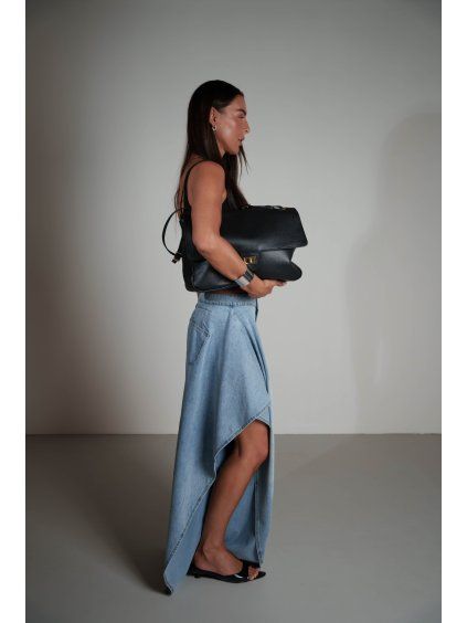 EXTRAVAGANTNÍ DENIM KALHOTY light blue
