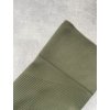 STAHOVACÍ ŽEBROVANÉ HIGH WAIST LEGÍNY - khaki