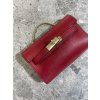 KOŽENÉ CROSS BODY PSANÍČKO dark red