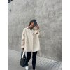 OVERSIZED KRÁTKÝ TRENCH COAT cream