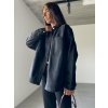 OVERSIZED DENIM KOŠILE/BUNDA black