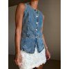 DENIM VYPASOVANÁ VESTA