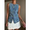 DENIM VYPASOVANÁ VESTA
